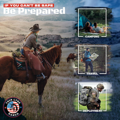 ThinLyneRanch Therapeutic Camping Travel Pillow – Shredded Small Memory Foam Pillow for Deployments, Airplanes, and Car Trips – Ideal Size for Sleeping, Backpacking, Portable Camp Gear - Blurple Color