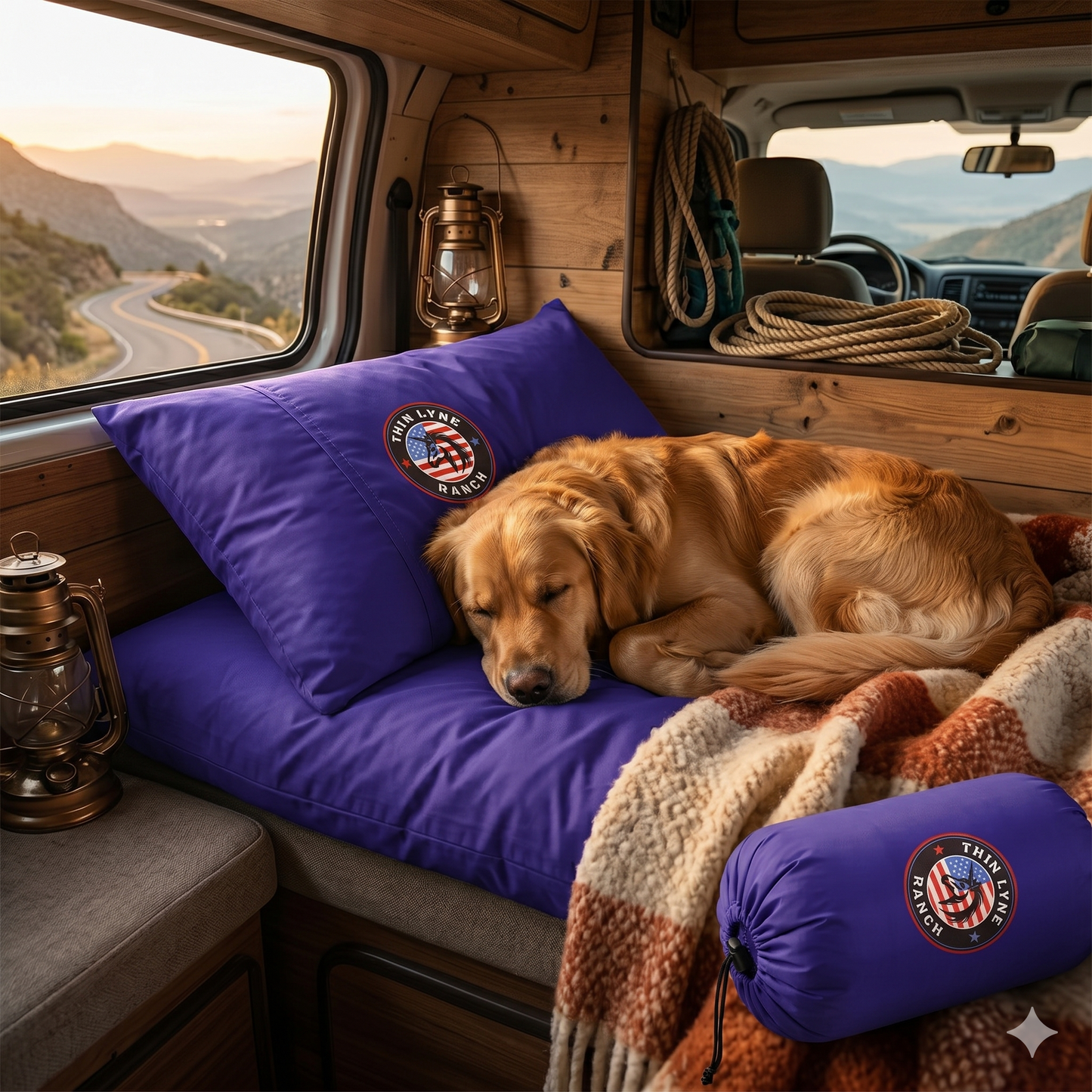 ThinLyneRanch® Tactical Travel Pillow (Because Sleeping on Your Kevlar Actually Sucks)
