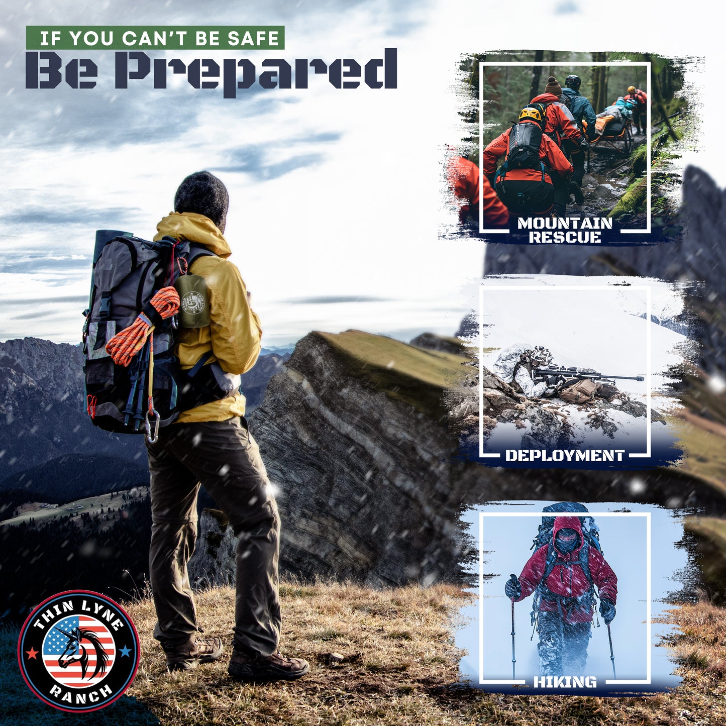 ThinLyneRanch® Ultra Large Hypothermia Survival Sleeping Bag (For When Things Go Sideways)